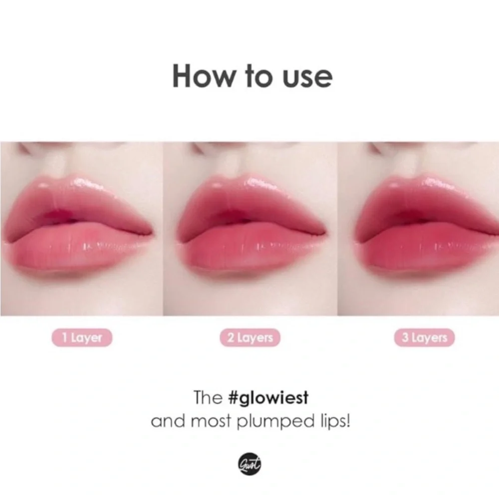 Glowiest Dream Glow Tinted Lip Oil 3-in-1 Formula in 002 Nude Mauve, 5.7 g